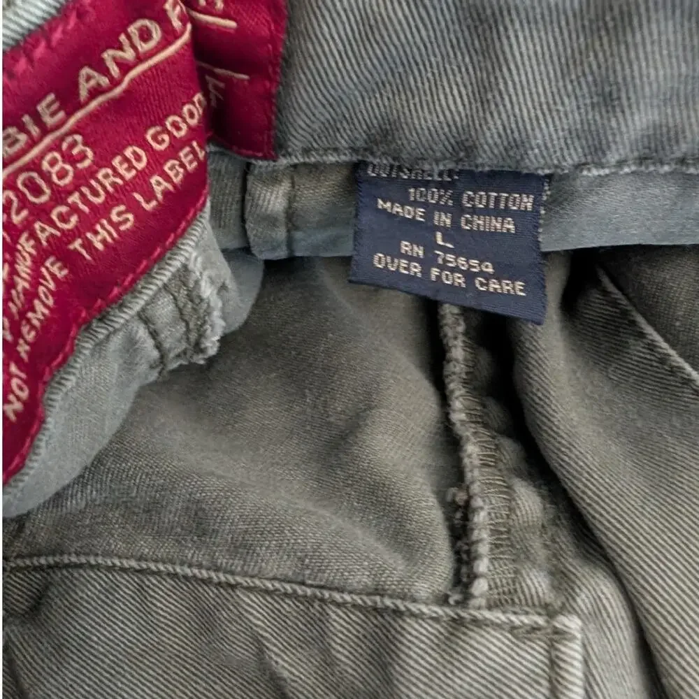 Vintage Abercrombie and Fitch Pants Mens L Brown Cotton Nylon Cargo Gorpcore Y2K